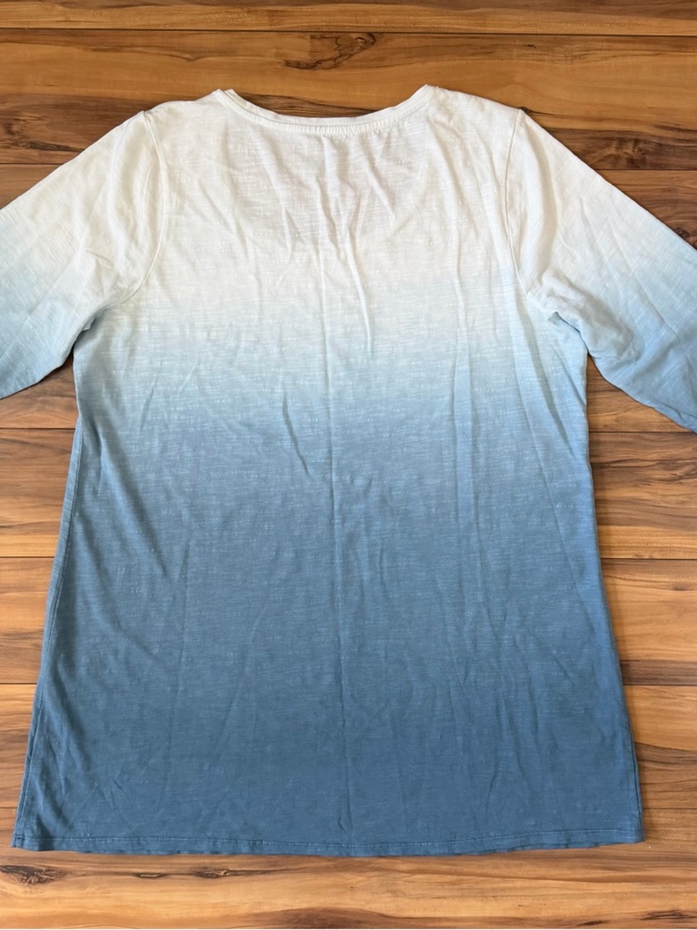 Pure Jill blue Ombre Ballet sleeve tunic - Picture 3 of 7